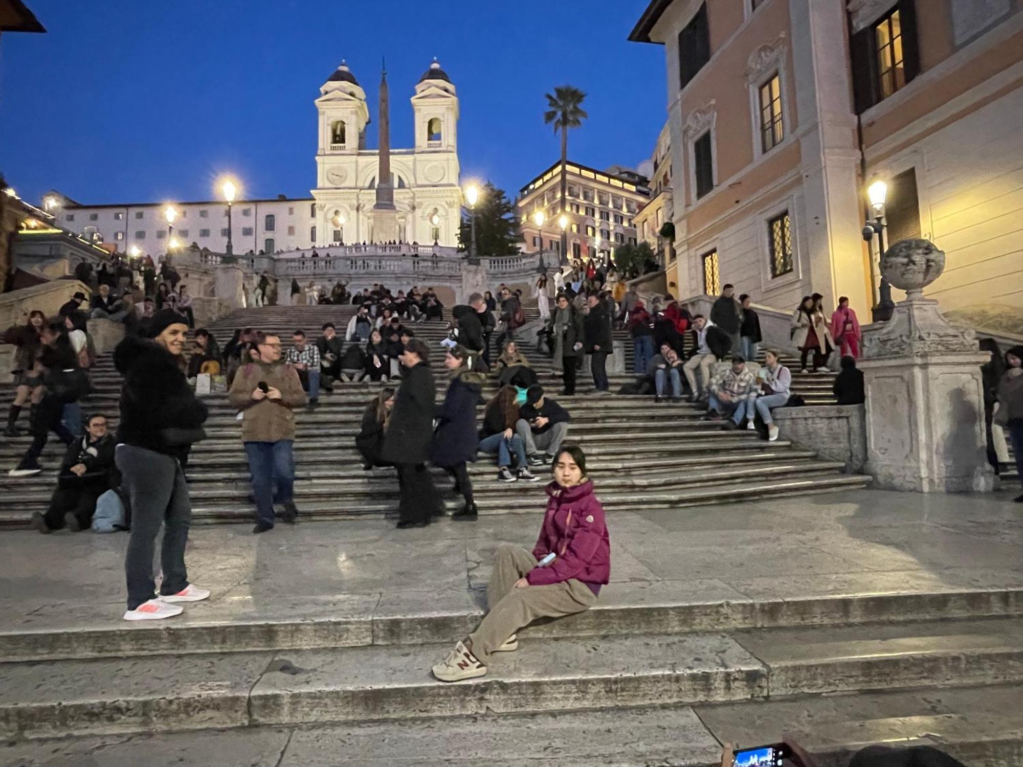 Spanish Steps Rome View Exterior photo